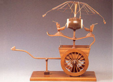 Odometer Cart "Ji Li Gu Che" of the Song Dynasty