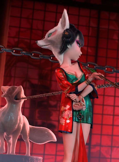 Fox Demon The Owner of Precious Jade Workshop in the Movie "White Snake"