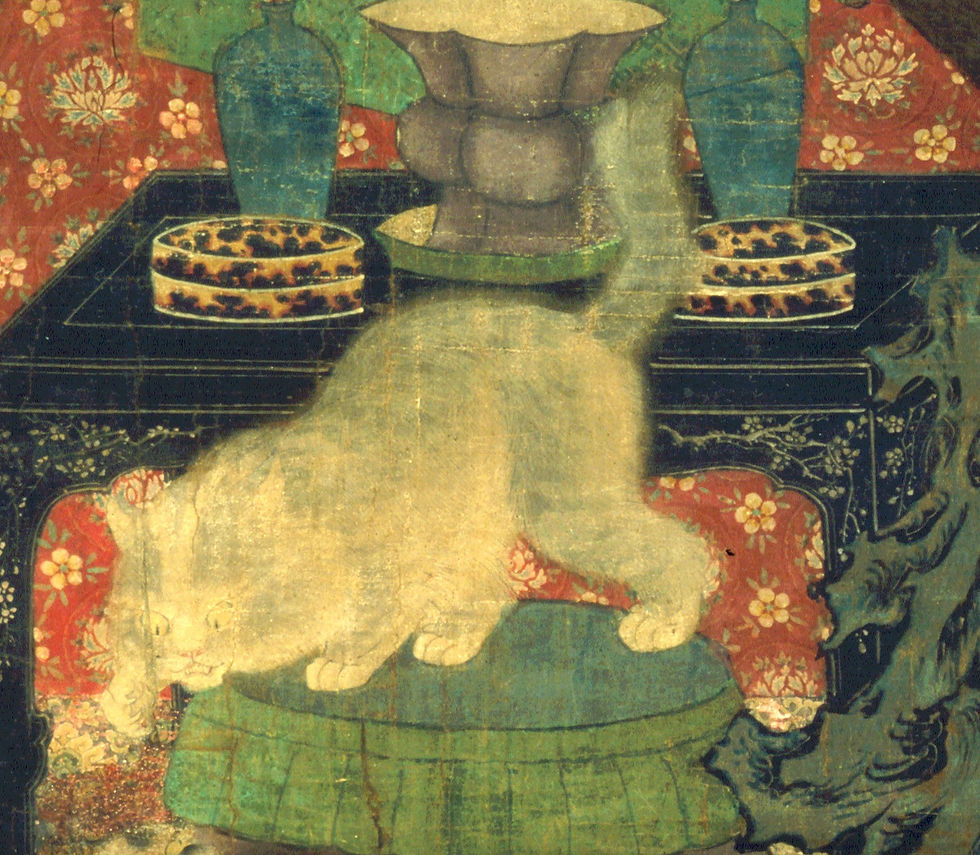 Thumbnail: Playful Cats: Song Dynasty Animals Painting Printable