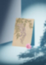 Thumbnail: Wisteria: Qing Dynasty Flower and Bird Painting Printable