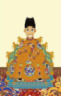 Zhengde Emperor Zhu Houzhao Wearing Imperial Robe (Gun Fu).