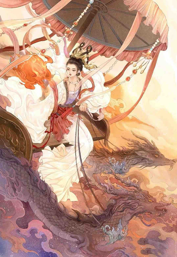 Xi He the Goddess of the Sun