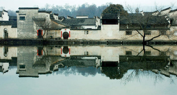 Traditional Southern Style Buildings in Ancient City Huizhou
