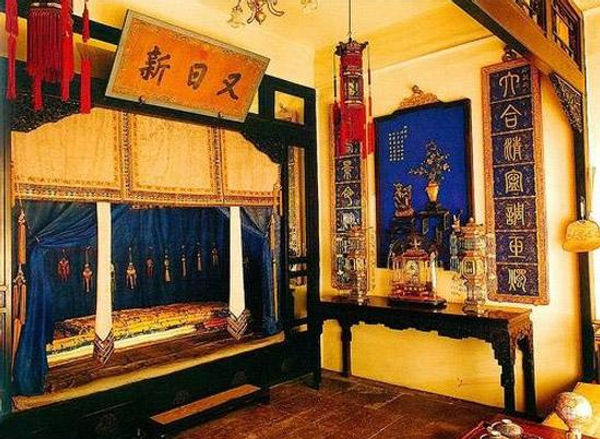 Bedroom of Yongzheng Emperor Yingzhen (1678 — 1735)