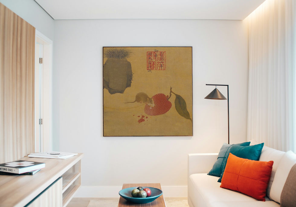 Thumbnail: Sweet Flag, Mice, and Lychee: Ming Dynasty Animals Painting Printable