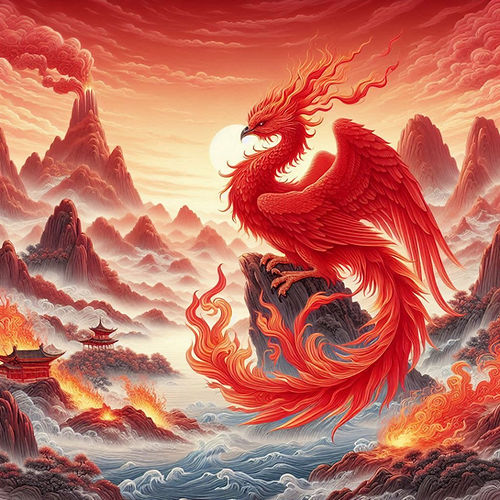 Huo Feng The Fiery Phoenix besides Temples