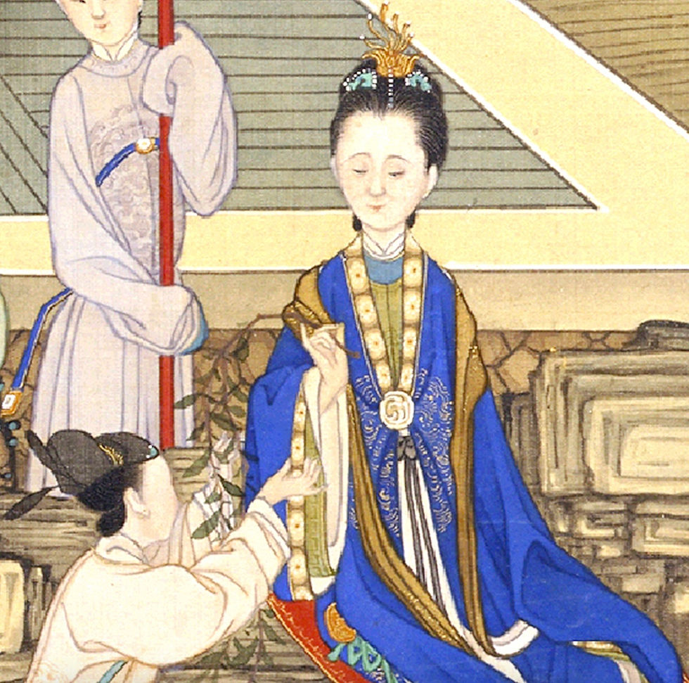 Thumbnail: Gathering Vines Personally: Empress Figures Painting Art Digital Printable