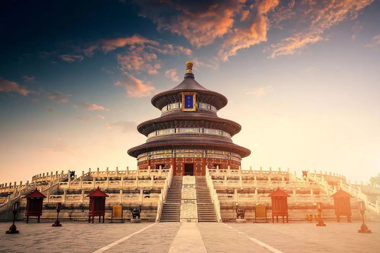 Qi'nian Dian on the Qigu Altar of the Temple of Heaven or Tiantan in Beijing