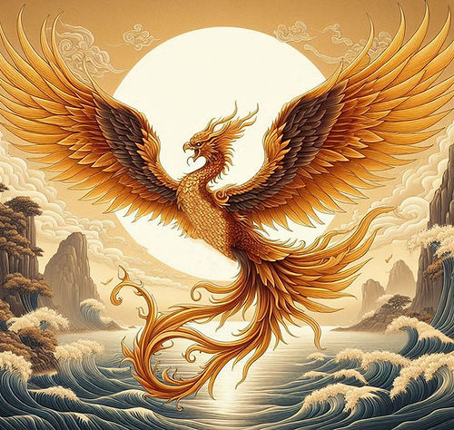 Da Peng or Kun Peng, A Son of Chinese Phoenix Fenghuang.