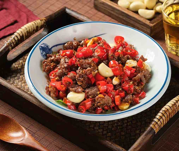 Hunan Cuisine Dish the Fried Beef (Chao Niurou)