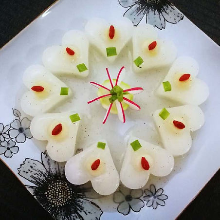 Chinese food the Jade Heart Dish