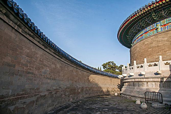 Part of Echo Wall of the Temple of Heaven