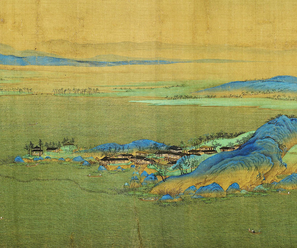 Thumbnail: Thousand Miles of Mountains and Rivers: Song Dynasty Landscape Painting Print