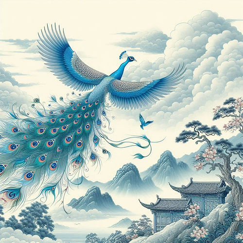 The Peacock Phoenix Kong Que