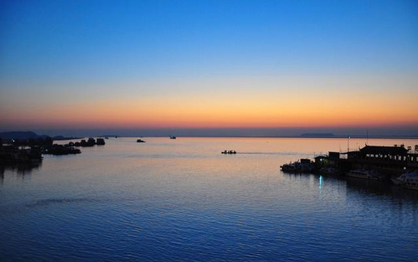 Dongting Lake in Hunan Province