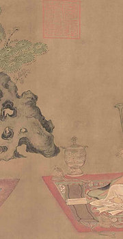 Picture of Learned Men: Tang Dynasty Figures Painting Printable