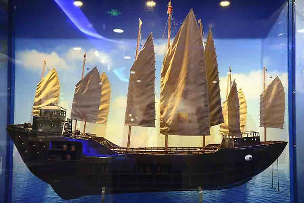 Restoration Model of Zheng He's Main Boat in the Ming Dynasty