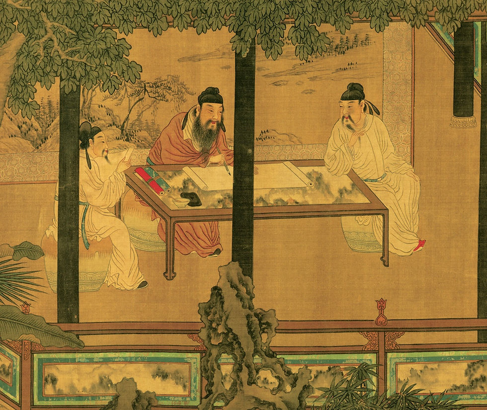 Thumbnail: The Eighteen Scholars: Song Dynasty Figures Painting Art Digital Printable