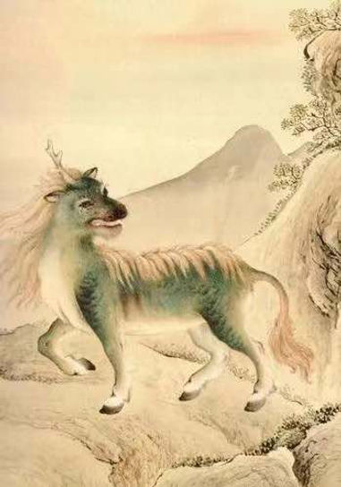Mythical lucky animal Qi Lin