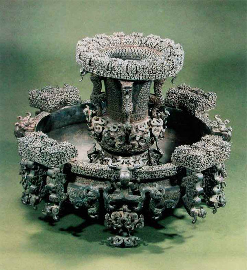 Bronze Water and Wine Container Decorated with Hundreds of Dragons, the most Exquisite Bronze Wares in the Warring States Period(Unearthed from Tomb of Zeng Hou Yi)
