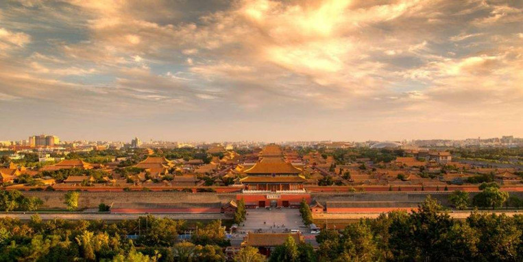 Panoramic View of the Forbidden City