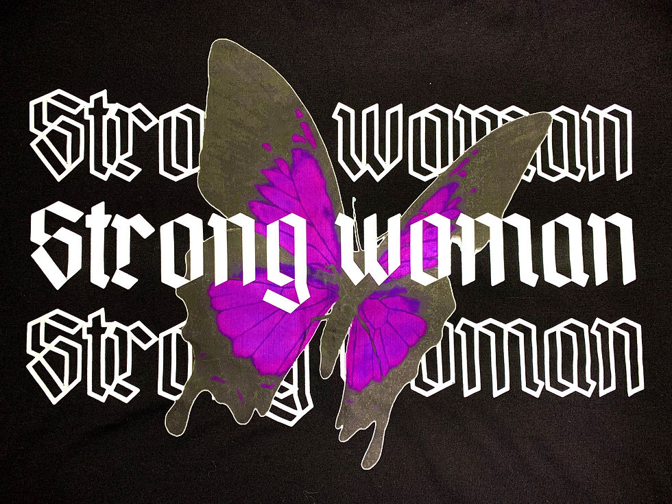 Miniatura: Crop top clásico "Strong woman"