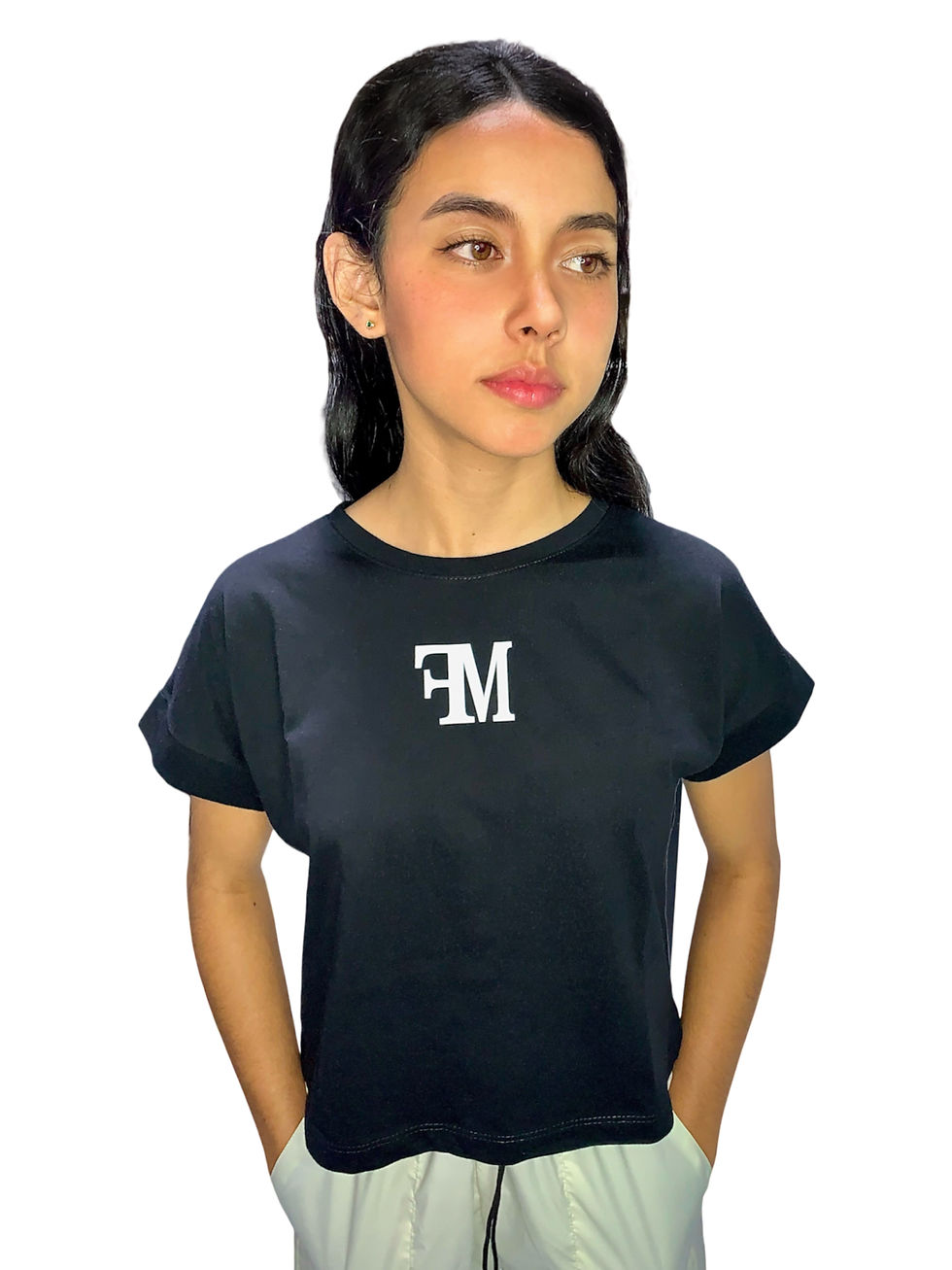 Crop top clásico "Strong woman"