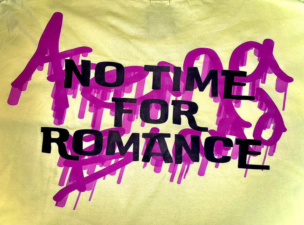 Miniatura: Crop top clásico "No time for romance"