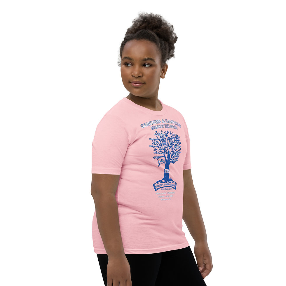 Thumbnail: Youth Short Sleeve T-Shirt - pink