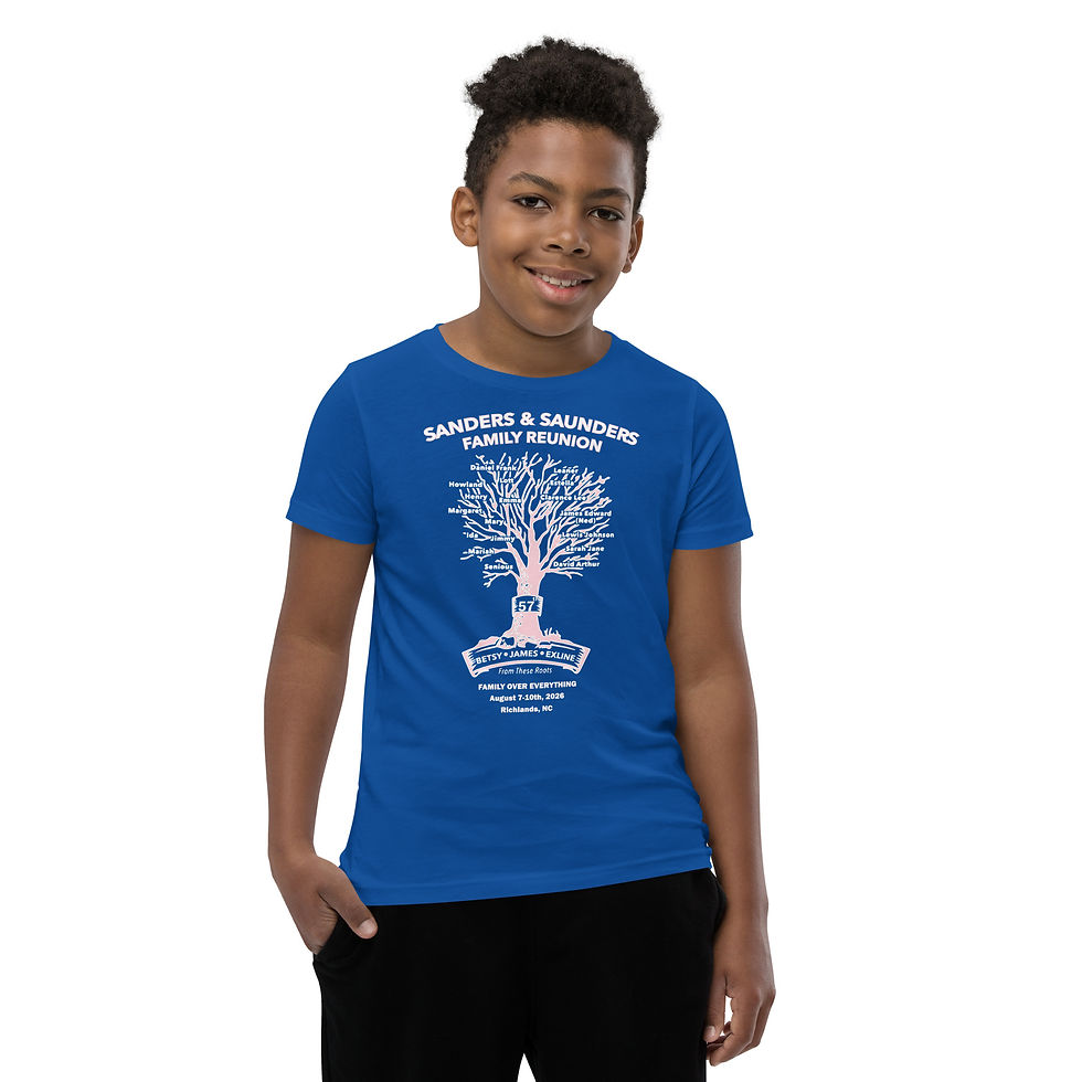 Thumbnail: Youth Short Sleeve T-Shirt - royal