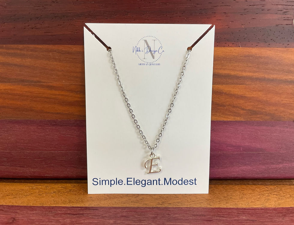 Thumbnail: Initial necklace