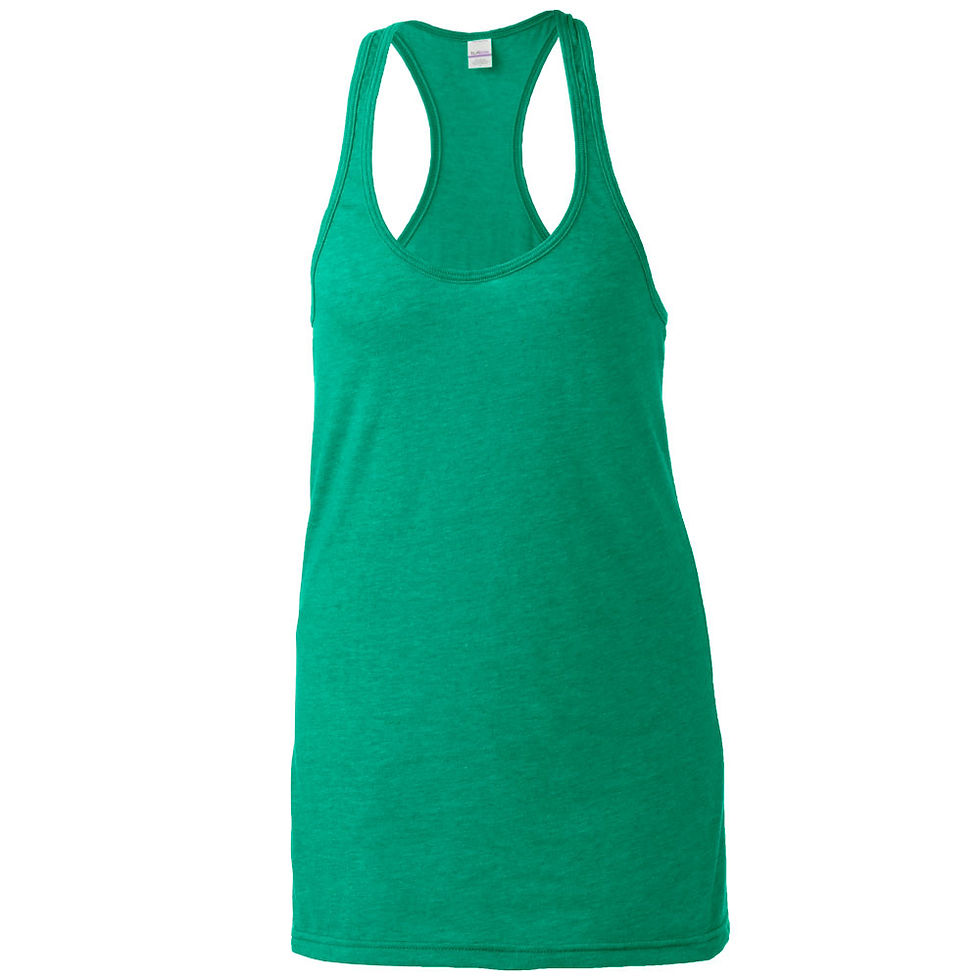 Thumbnail: Tultex 190 Lasies' Slim Fit Poly-Rich Racerback Tank