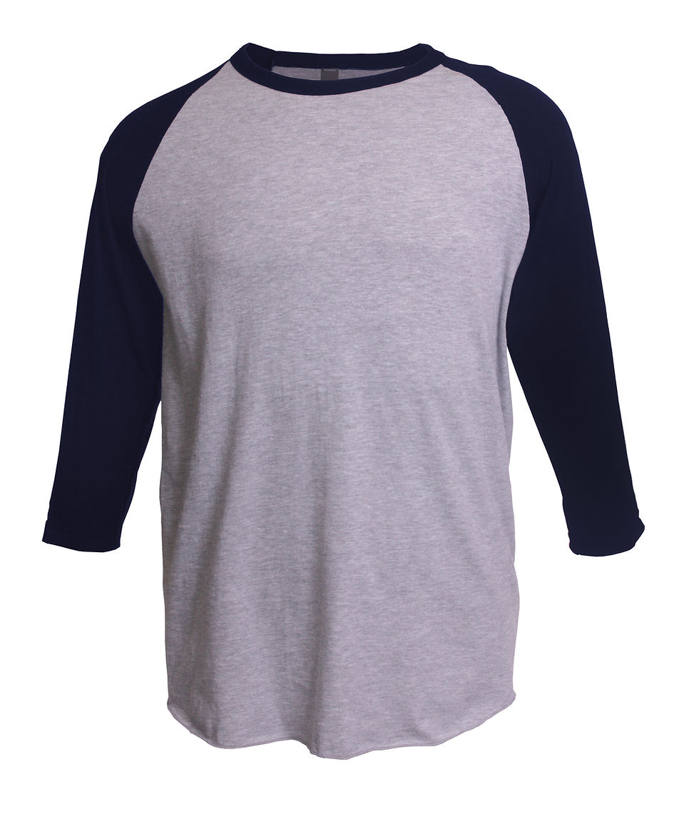 Thumbnail: Tultex 245 Unisex Fine Jersey Raglan Tee