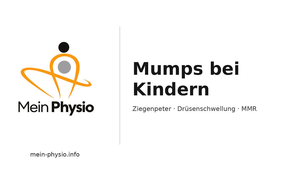 Mumps bei Kindern: Symptome, geschwollene Wange, Ansteckung und Impfung
