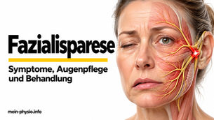 Medizinische Illustration zu Fazialisparese (Bell-Parese): Symptome, Ursachen und Behandlung – Mein Physio