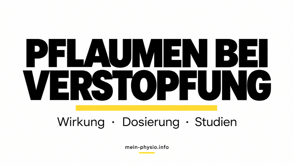 Pflaumen bei Verstopfung: Wirkung, Mengen, Saft und Studien
