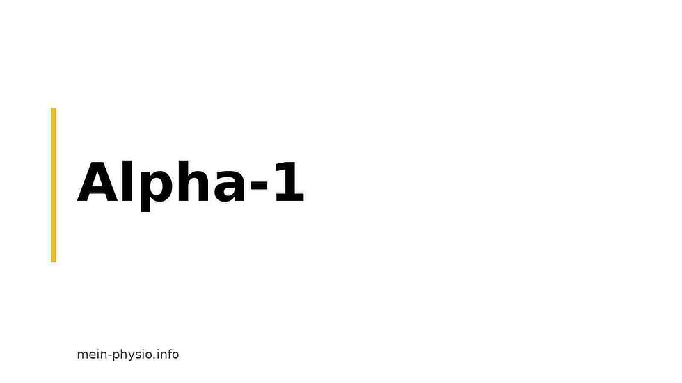 Alpha-1-Antitrypsin-Mangel – typografisches Titelbild
