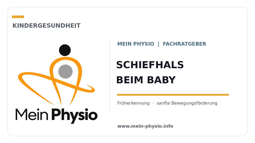 Schiefhals beim Baby – eigene schematische Darstellung