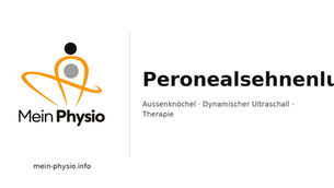 Peronealsehnenluxation am Aussenknöchel: Symptome, Ultraschall und Behandlung