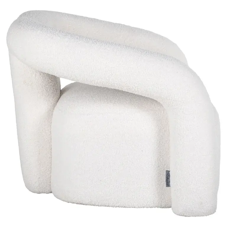 Miniatura: fauteuil chenille blanc