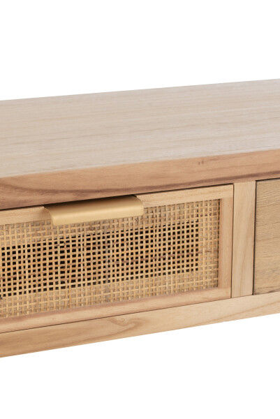 Miniatura: console en rotin