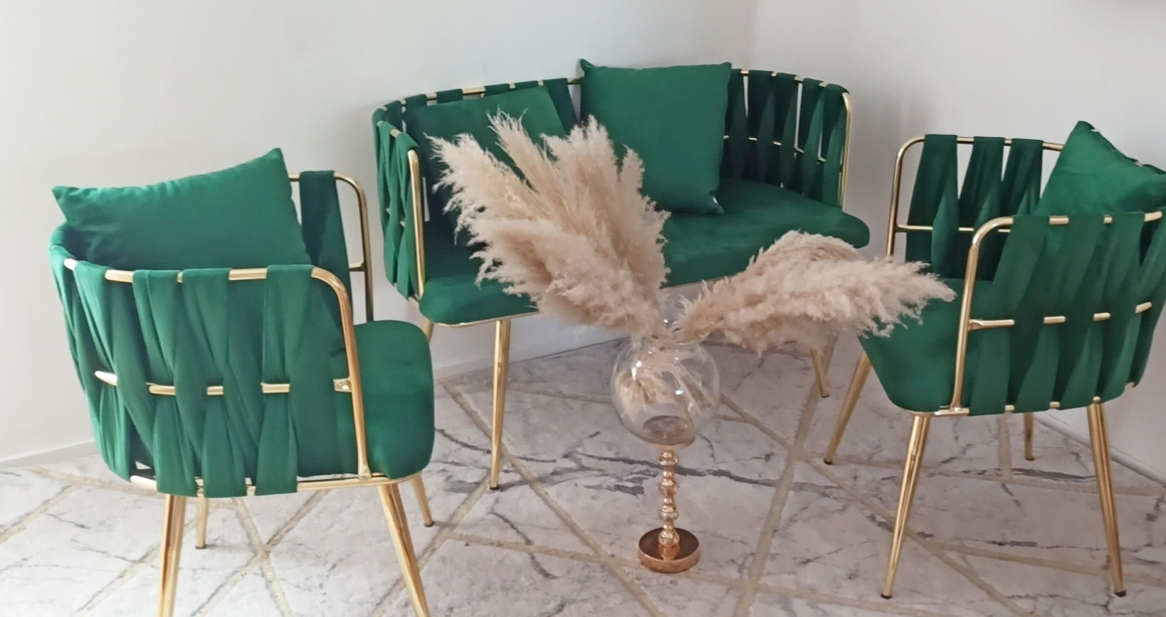 sala de estar trenzada