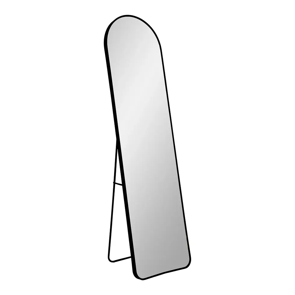 Thumbnail: Miroir arche épuré noir