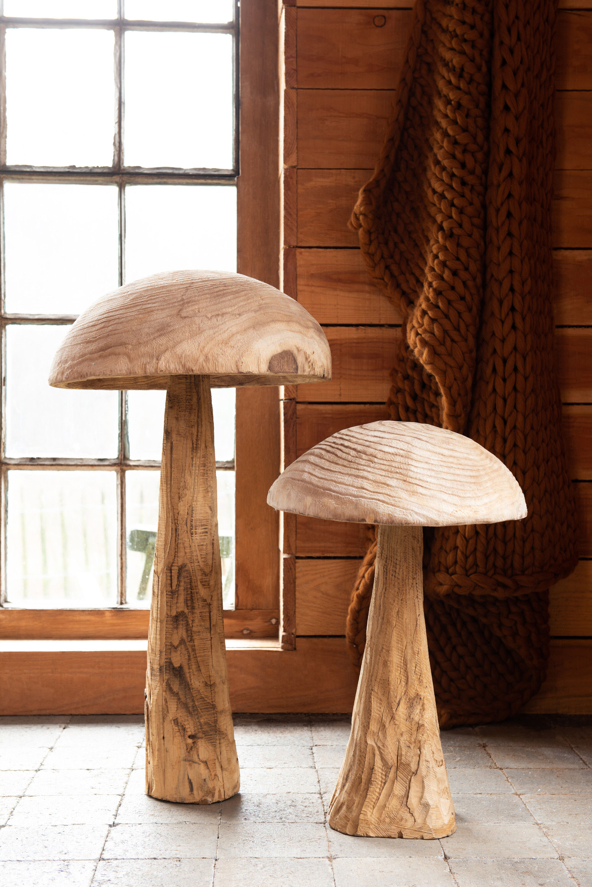 Champignon déco sur pied large