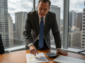 Advisor discusses gold investment strategy in office