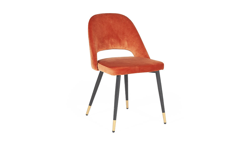 Thumbnail: Brie Velvet Dining Chair (5 Colours)