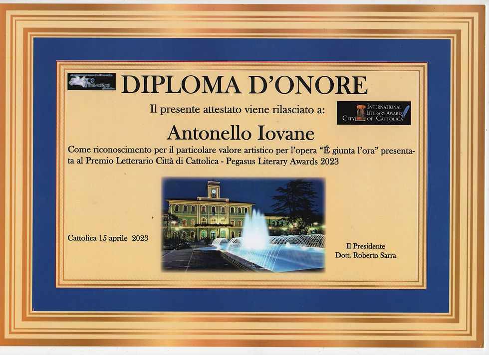 IL PRIMO RICONOSCIMENTO