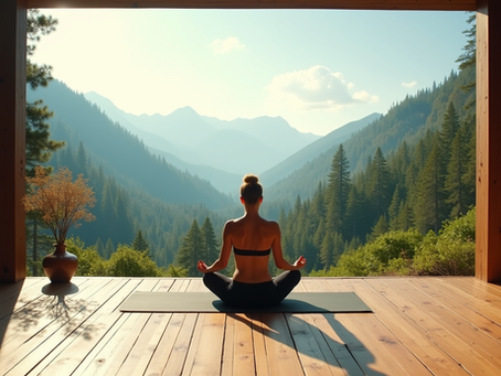 woman on retreat in park city utah