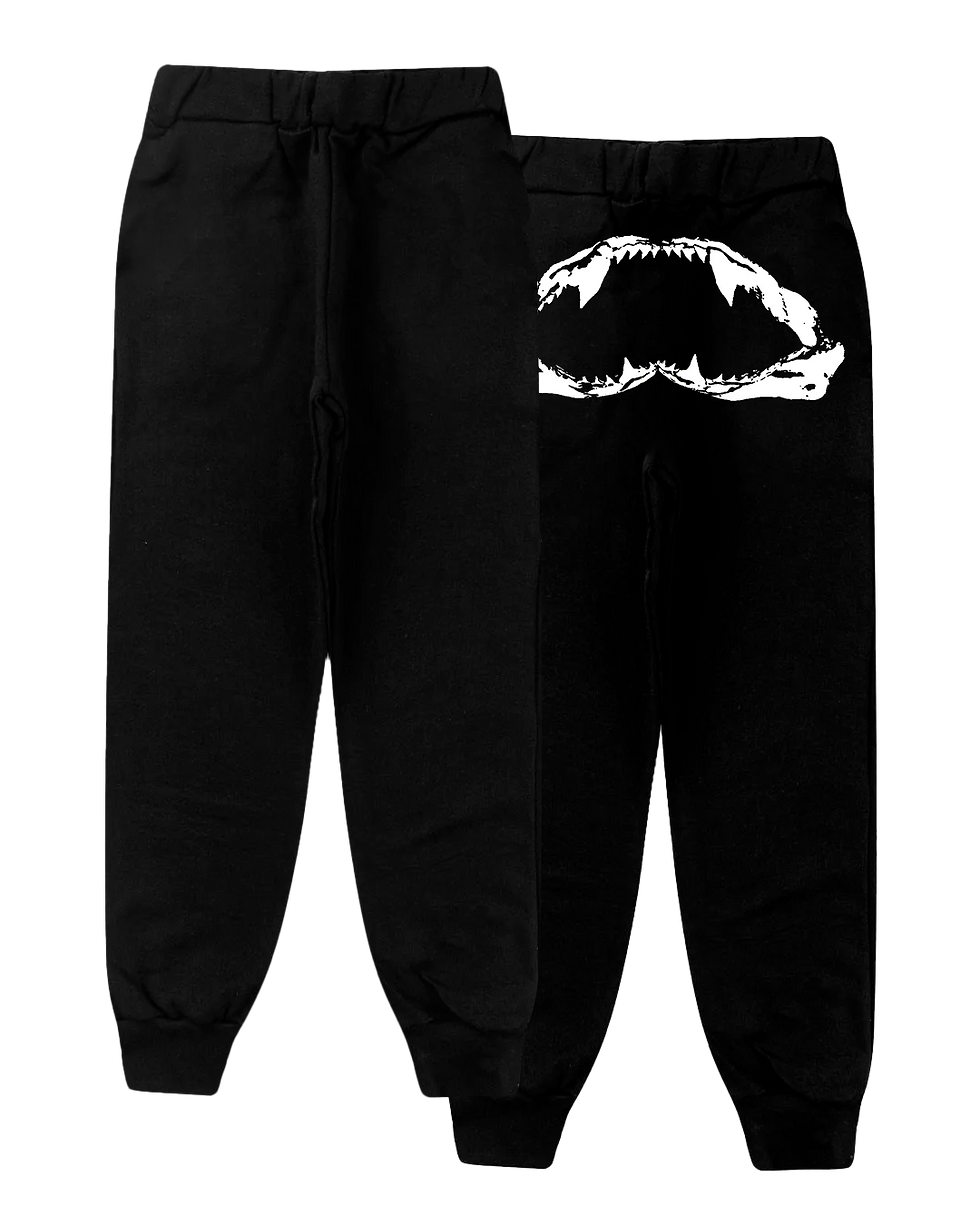 Miniatura: Calça Moletom Shark Teeth Preta Refletiva