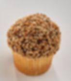 Our moist vanilla cake stuffed with homemade vanilla buttercream, dipped in our ganache and rolled in peanuts. Just like the classic ice cream treat.